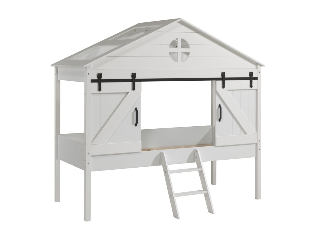 This Barnie Combination Consists Of The Barnie Half High Sleeper 90 X 200 Cm And The Accompanying Slatted Base