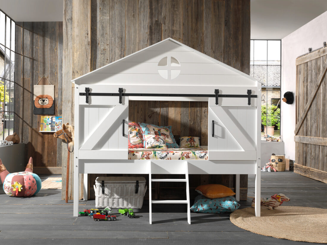 This Barnie Combination Consists Of The Barnie Half High Sleeper 90 X 200 Cm And The Accompanying Slatted Base