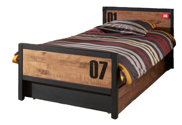 The Alex Combination Consists Of A Bed 90x200cm Slatted Base And Trundle Bed