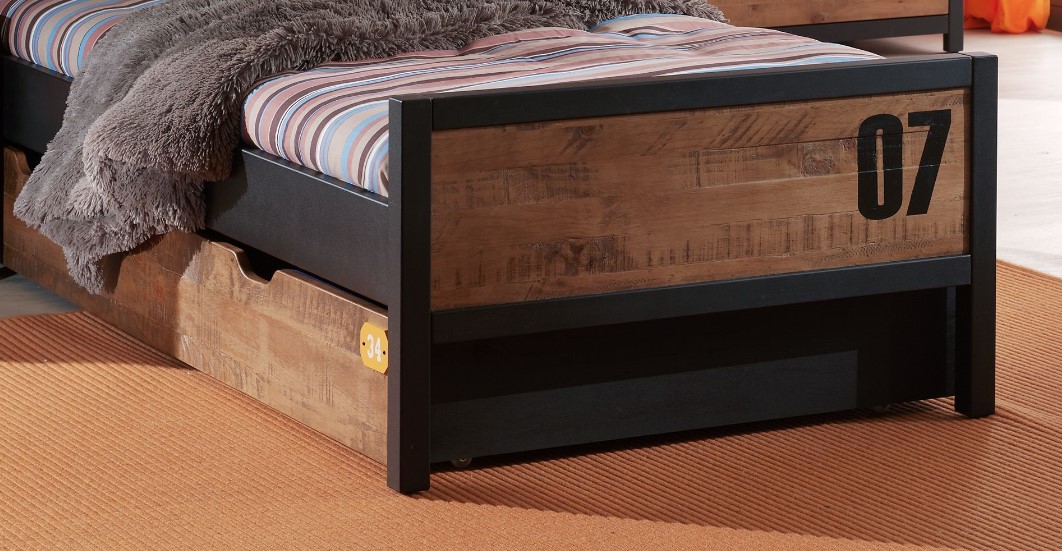 The Alex Combination Consists Of A Bed 90x200cm Slatted Base And Trundle Bed