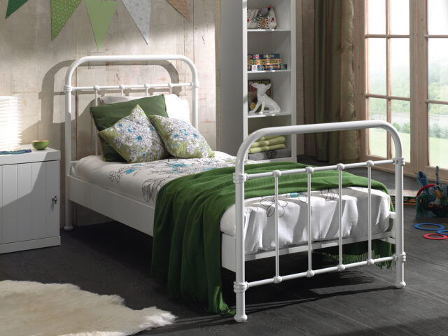 New York Bed 90x200cm Wit