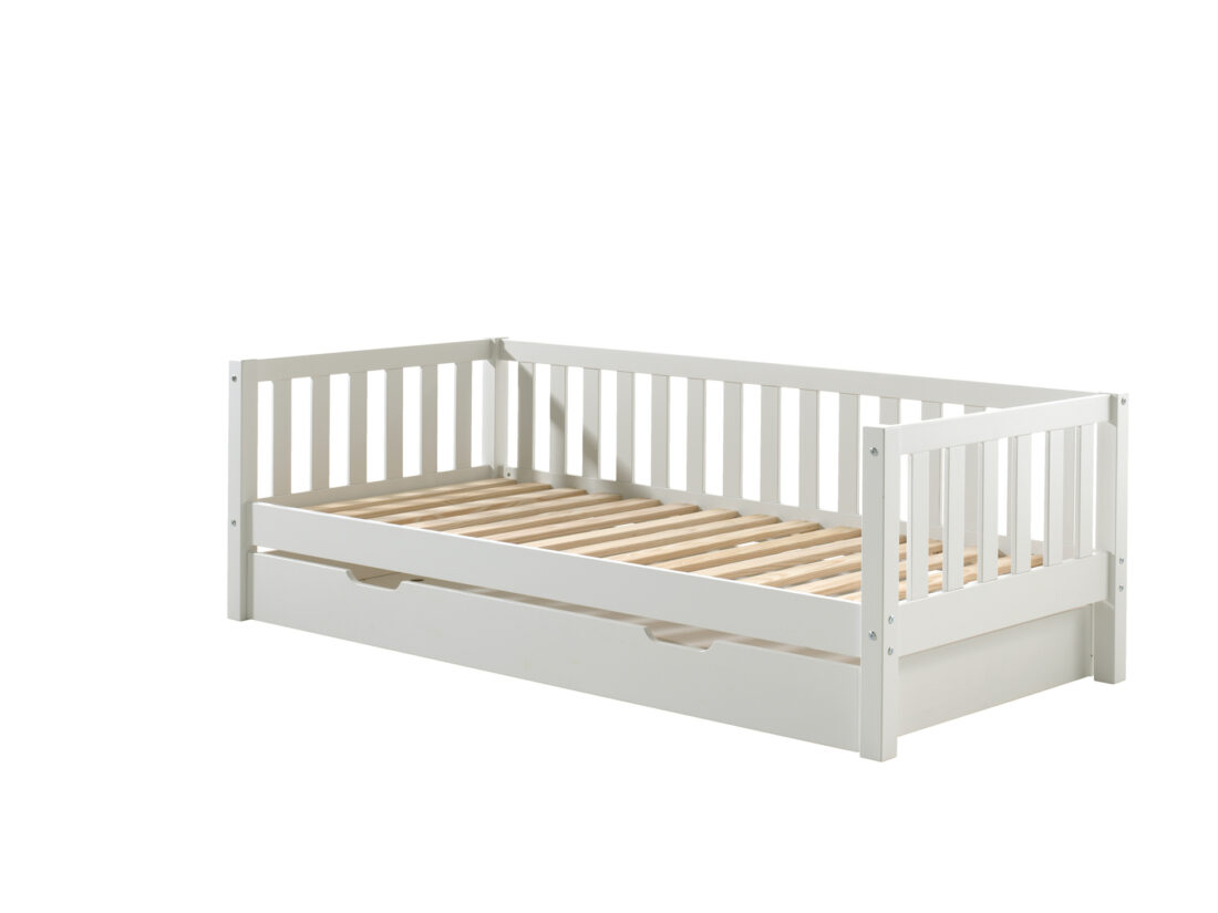 Deze Fritz Combinatie In Wit Bestaat Uit Een Bed 90 215 200 En Bijhorend Rolbed