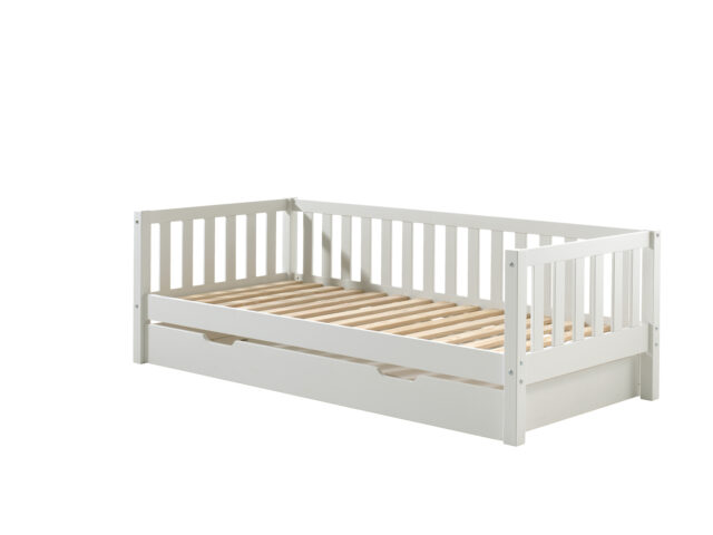 Deze Fritz Combinatie In Wit Bestaat Uit Een Bed 90 215 200 En Bijhorend Rolbed