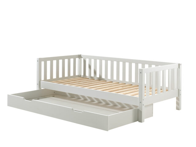 Deze Fritz Combinatie In Wit Bestaat Uit Een Bed 90 215 200 En Bijhorend Rolbed