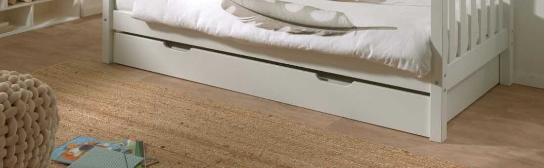 Deze Fritz Combinatie In Wit Bestaat Uit Een Bed 90 215 200 En Bijhorend Rolbed