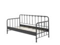 Kajuitbed Bronxx - Zwart MDF - 90x200 cm