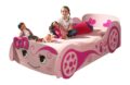 Autobed Liefde - Roze MDF - 90x200 cm - Met lattenbodem