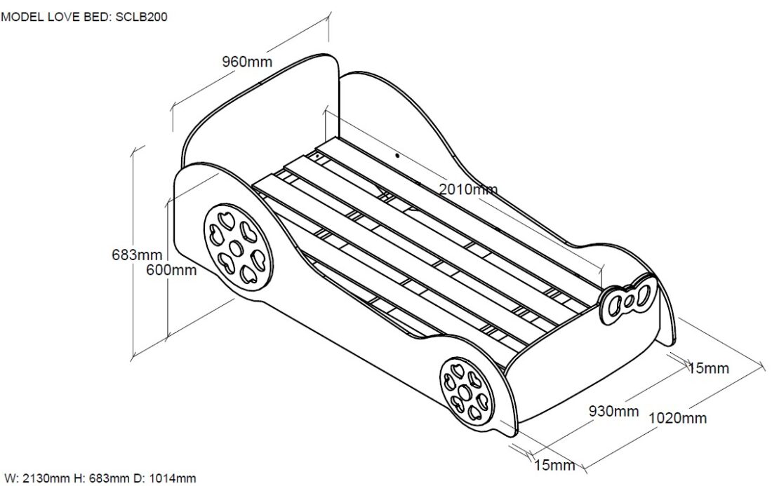 Liefde Auto Bed