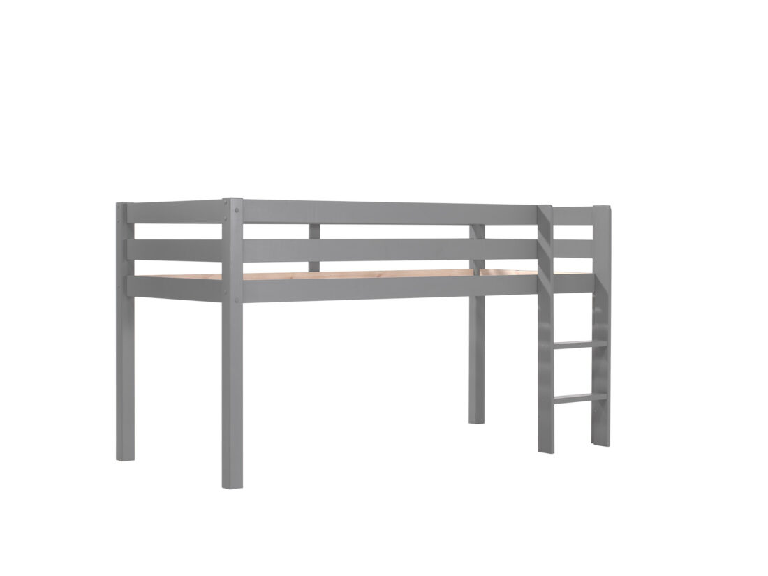 Deze Pino Combinatie Bestaat Uit Een Grijze Pino Hoogslaper Een Speelgordijn Princess En 3 Zakjes Princess