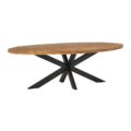 Eetkamertafel Peru Rough - Ovaal - Mangohout - 180 cm