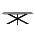 Eetkamertafel Akagi - Deens ovaal 210 - Acacia Black