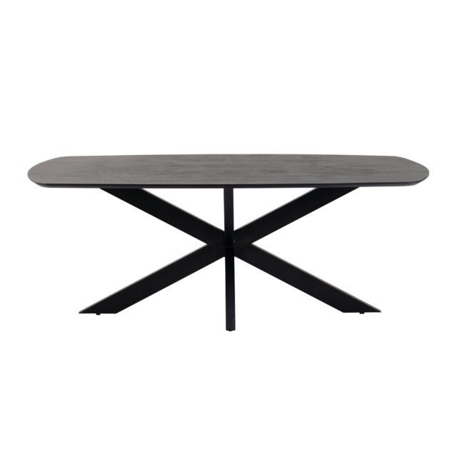 Eetkamertafel Deens Ovaal 210 Acacia Black
