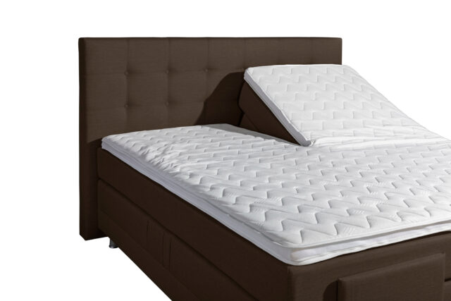 Elektrische Boxspring Nauplion Mrgenn 8211 Bruin 8211 Complete Set Incl Montage 180x200cm