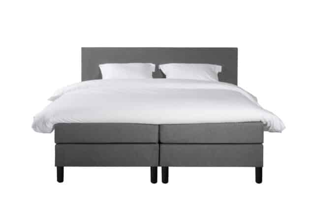 Boxspring Mrgenn Milos 8211 Grijs 8211 Compleet Luxe Set 8211 140x200cm