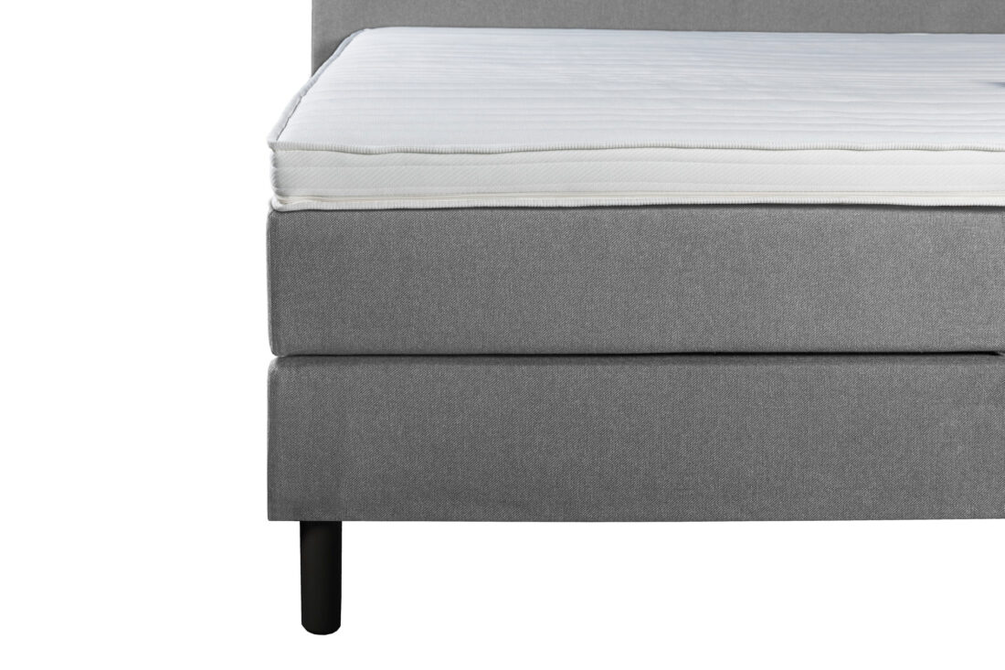 Boxspring Mrgenn Milos 8211 Grijs 8211 Compleet Luxe Set 8211 140x200cm