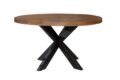 Eetkamertafel Brix Sturdy - Rond 140 cm - Massief Mangohout