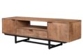 TV-dressoir Valdez - Mangohout - Metaal - 150 cm