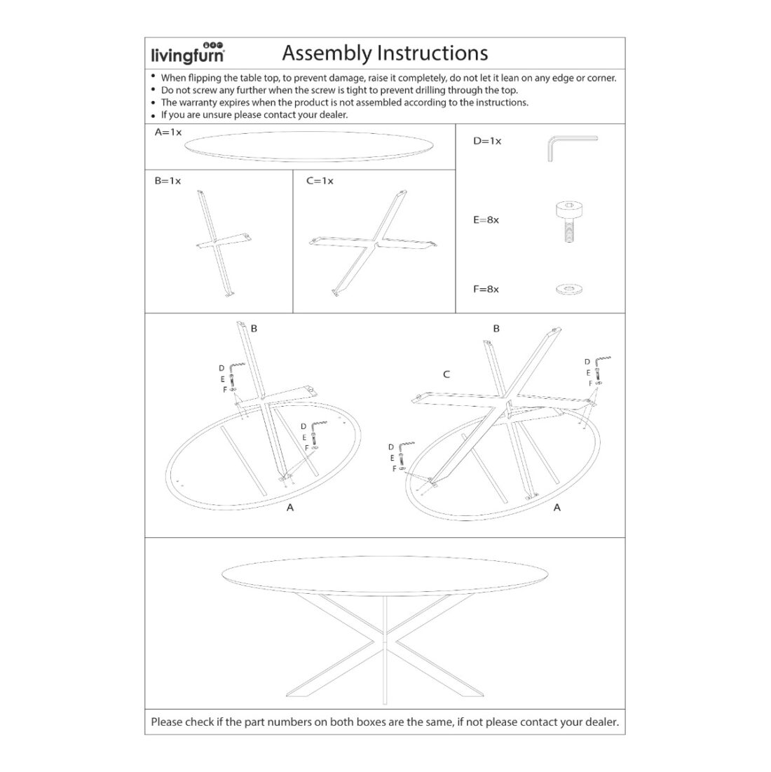 Salontafel Oslo Round Acasia 80 Cm