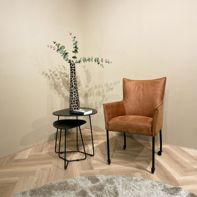Brix Bijzettafel Ivy Set Van 2 Zwart
