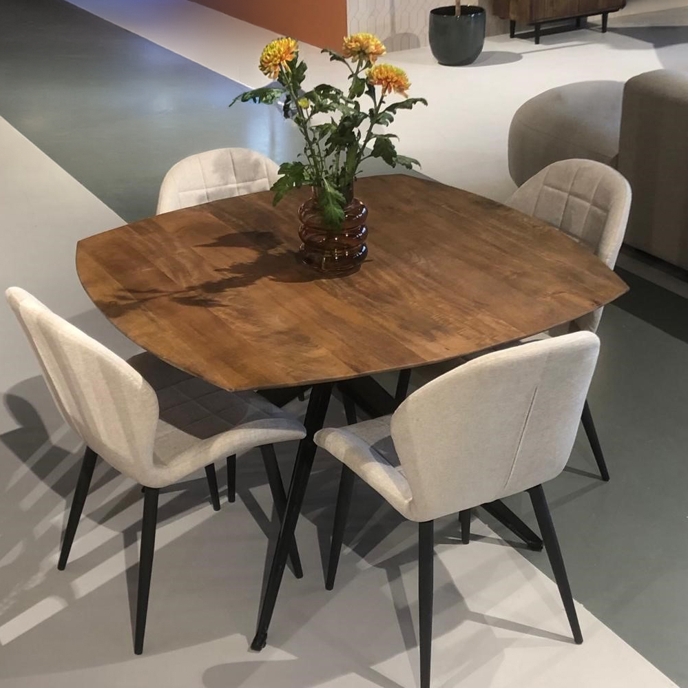 Eetkamertafel Brix Bjorn 8211 120cm 8211 Massief Mangohout