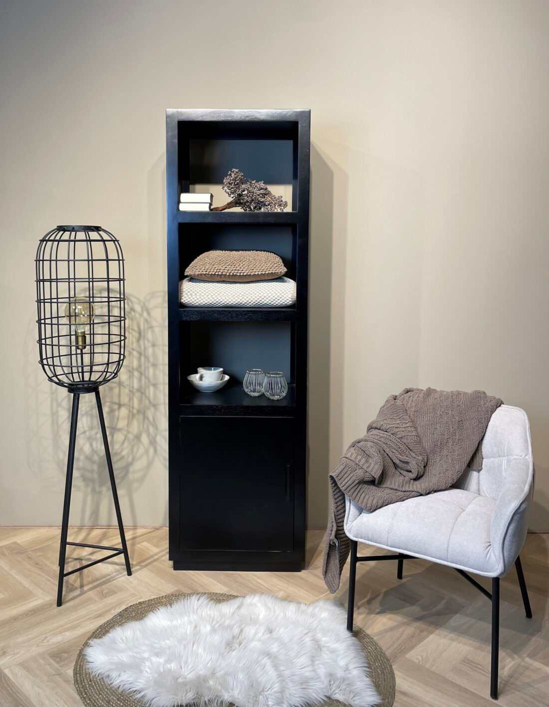 Boekenkast Jaxx 60cm Zwart