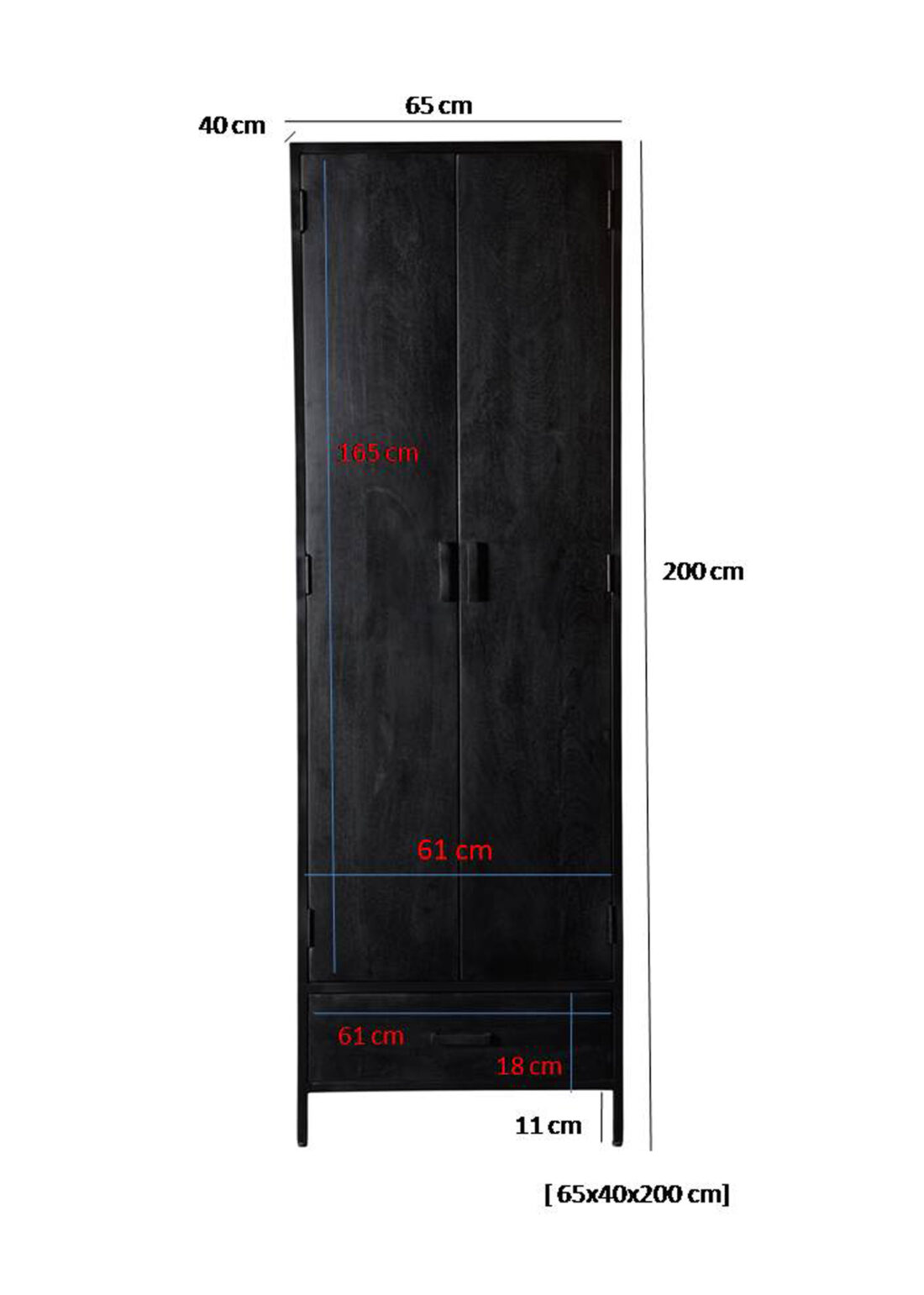 Wandmeubel Kala 2 Doors 65cm