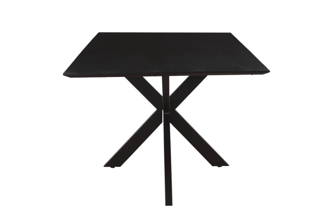 Eetkamertafel Oslo Spider Black Acasia 220 Cm