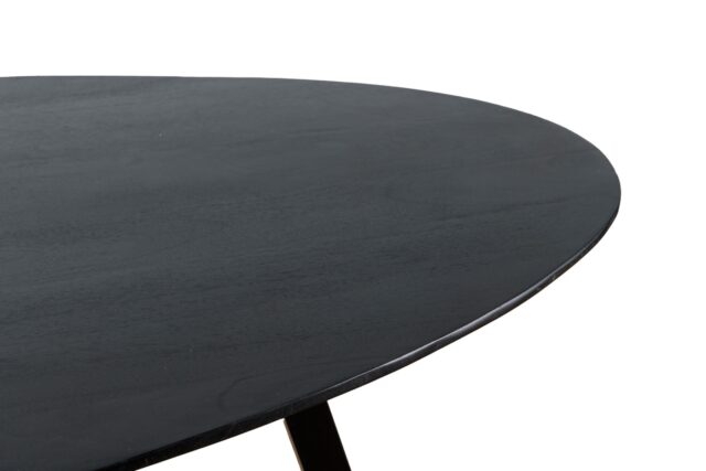 Eetkamertafel Oslo Black Acasia Web Leg 200cm