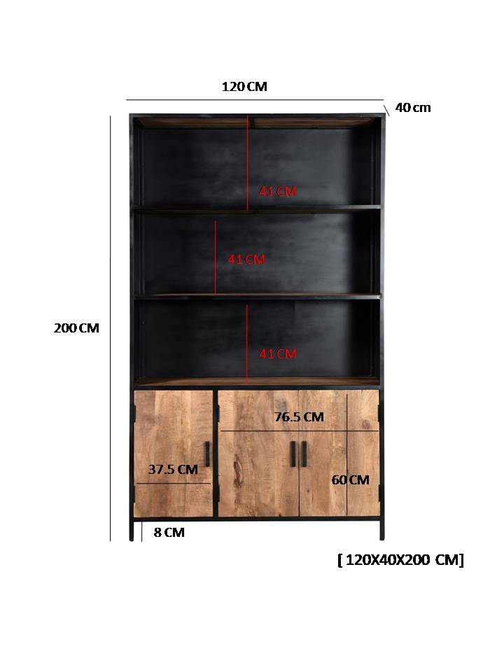 Wandmeubel Sturdy 120cm