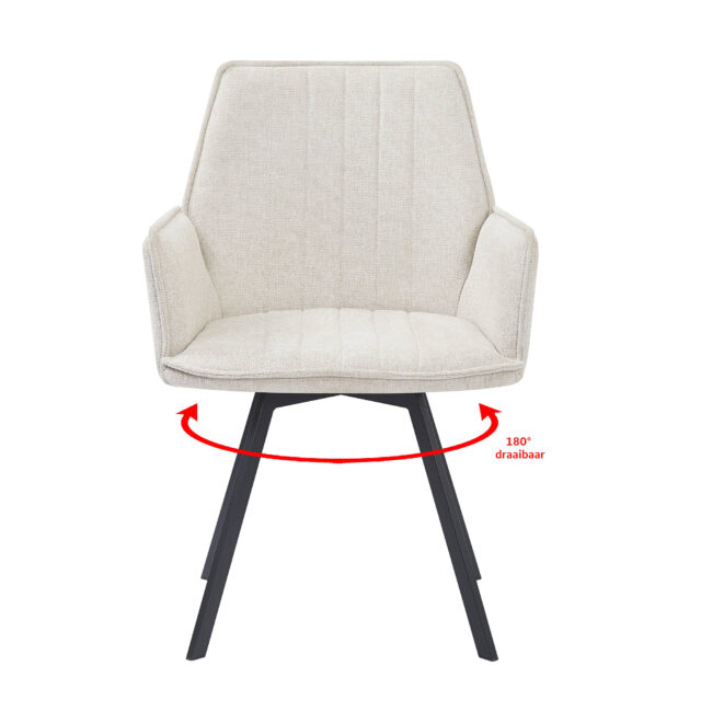 Eetkamerstoel Louise Beige Minimale Bestelling 2 Stuks