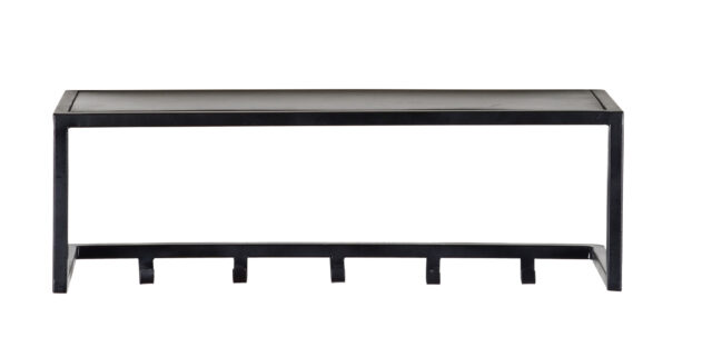 Kapstok Brix Abby 8211 Kleur Zwart Mangohout
