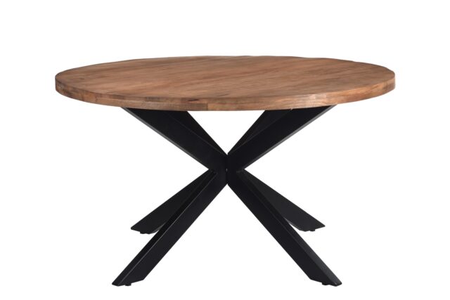 Eetkamertafel Rocky Rond Spinonderstel 140cm