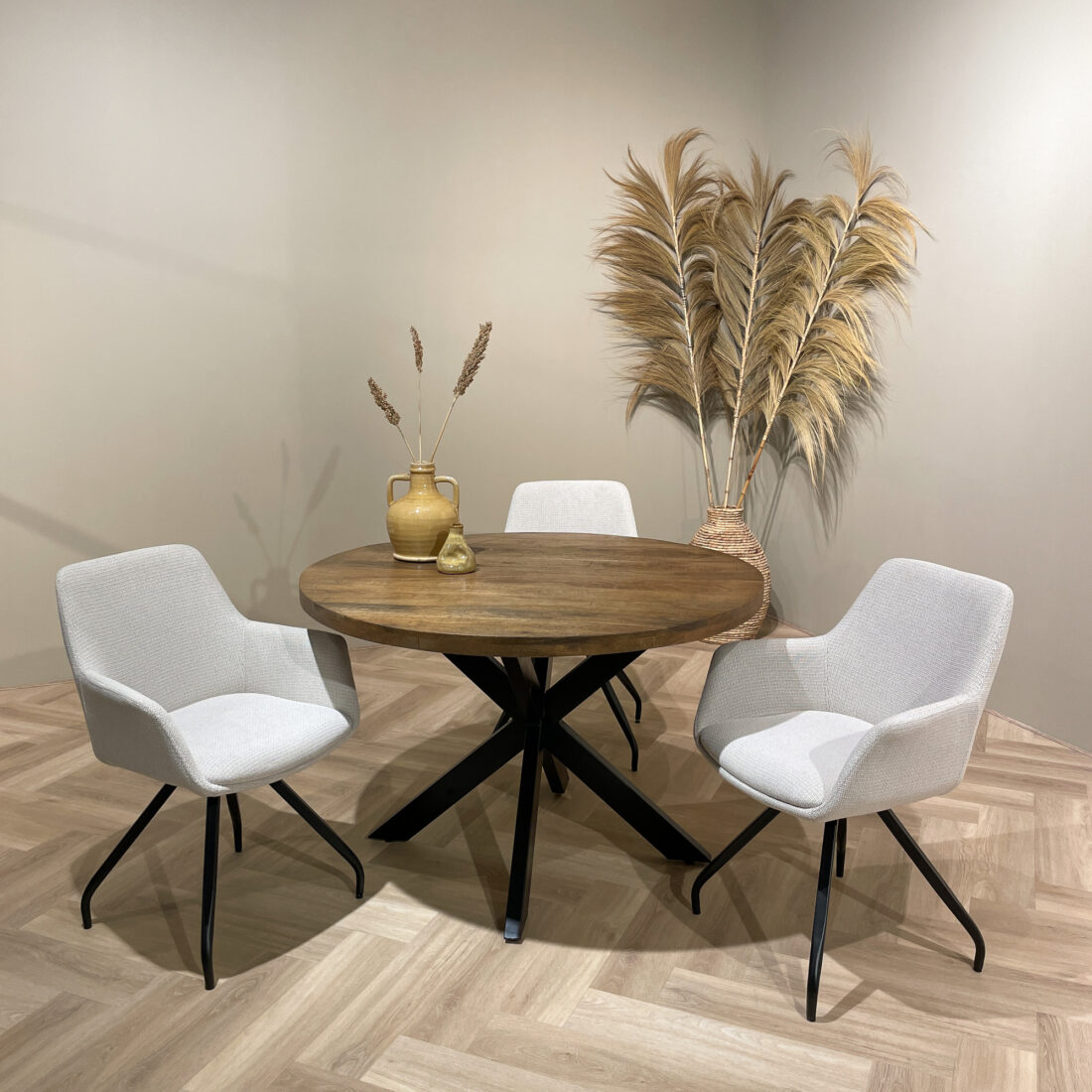 Eetkamertafel Rocky 8211 Rotsachtige Ronde Spin 8211 120cm