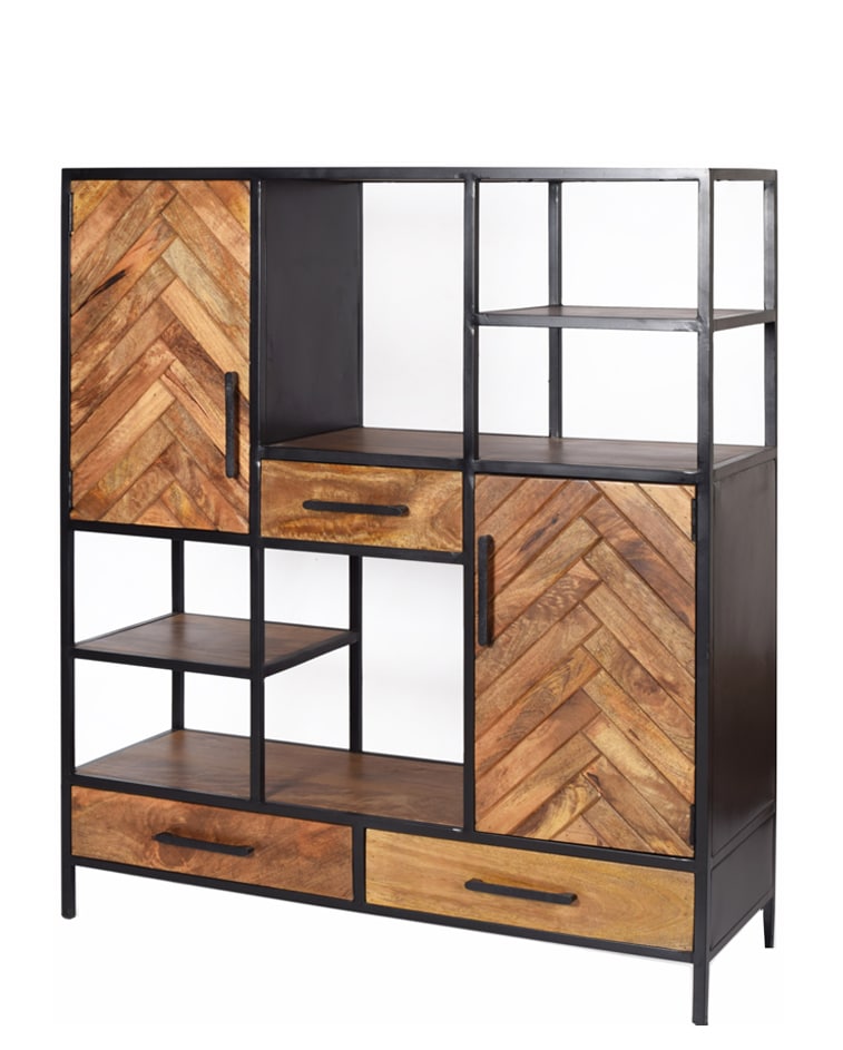Wandmeubel Brooklyn 8211 Mangohout 8211 Zwart Gecoat Staal 8211 140 Cm Wandmeubel Brooklyn 8211 Mangohout 8211 Zwart Gecoat Staal 8211 140 Cm