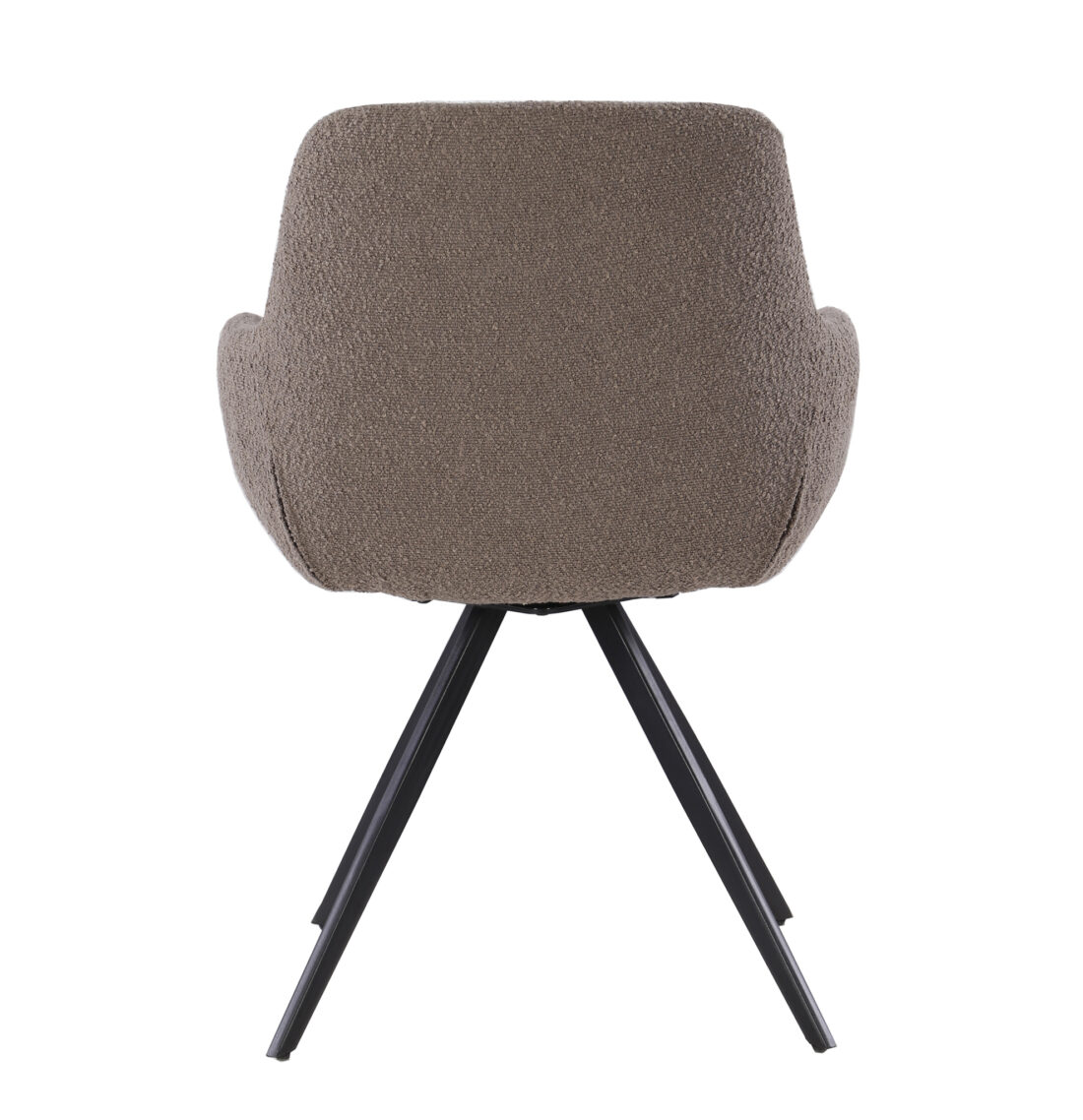 Eetkamerstoel Doreen Boucle Bruin Minimale Bestelling 2 Stuks