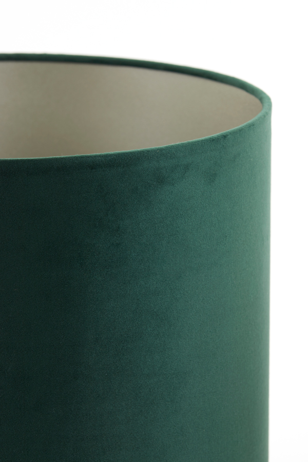 Cilinder Lampenkap Velours 8211 Dutch Green 8211 30 215 21 Cm