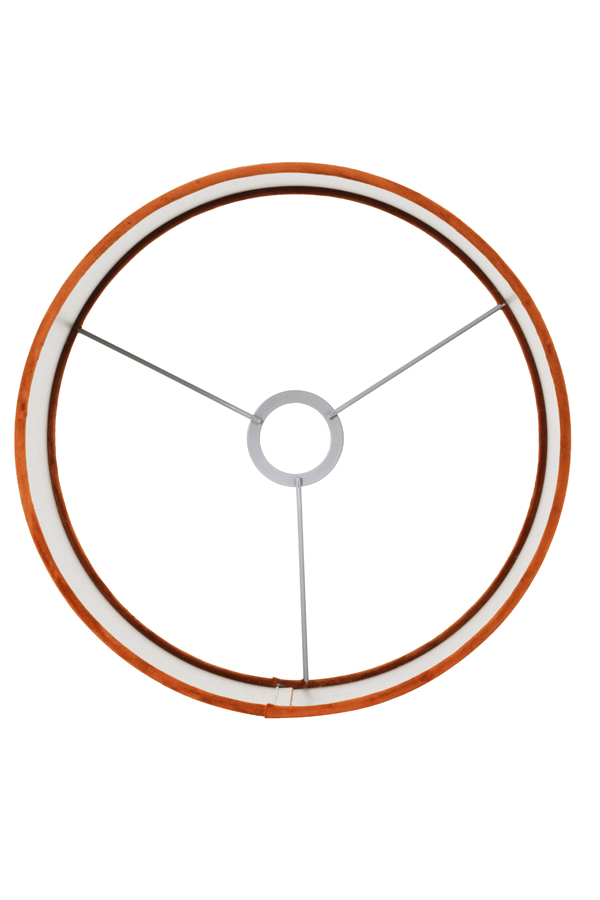 Cilinder Lampenkap Velours 8211 Terra 8211 40 215 30 Cm