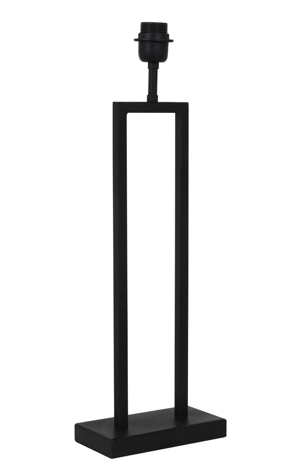 Lamp Base 20x10x55 Cm Shiva Matt Black