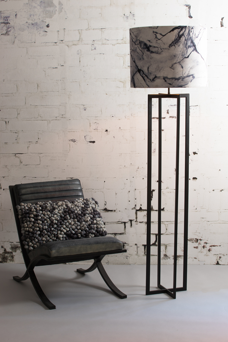 Vloerlamp Mace 8211 Mat Zwart 8211 30x30x140cm