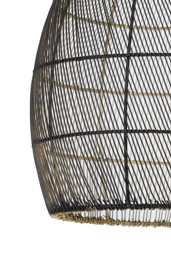 Hanglamp 20 215 25 Cm Meya Black Gold