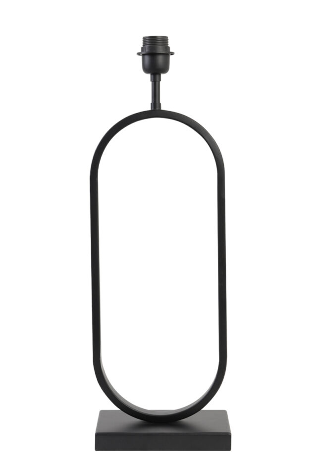 Lamp Base 20x13x55 Cm Jamiri Matt Black