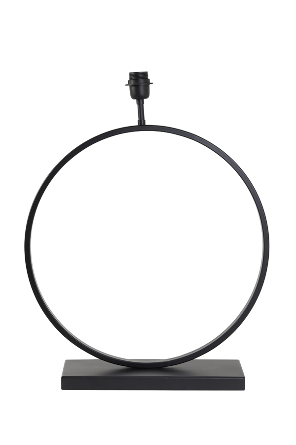 Lamp Base 50x15x59 Cm Liva Matt Black
