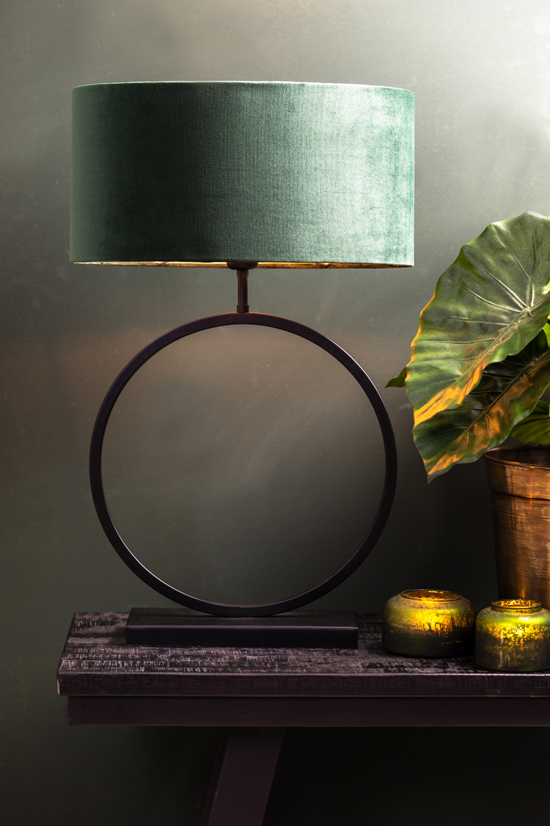 Lamp Base 50x15x59 Cm Liva Matt Black