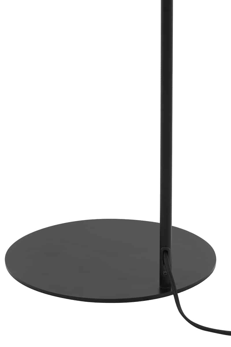 Floor Lamp 45x28x160 Cm Rakel Matt Black Smoked