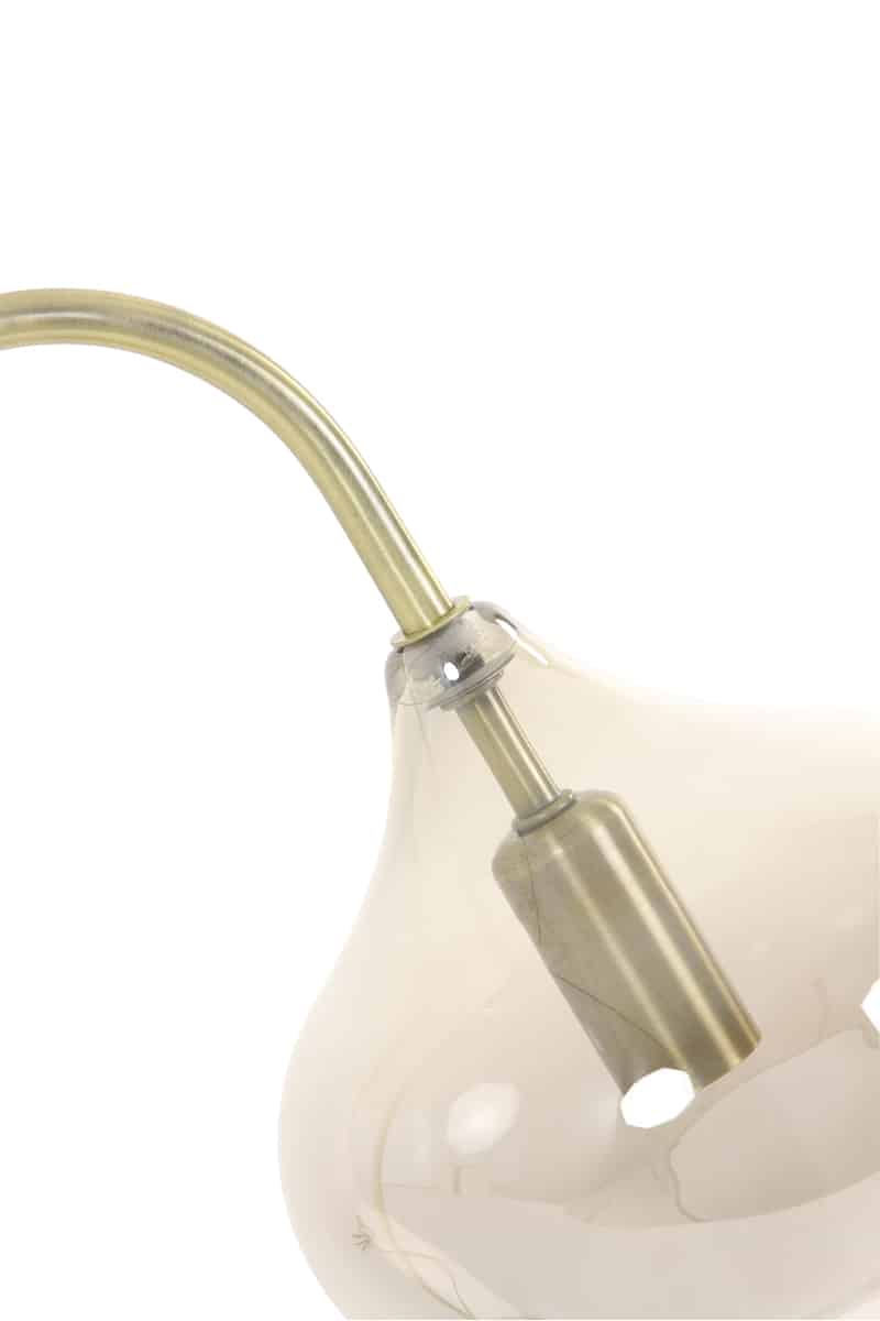 Floor Lamp 45x28x160 Cm Rakel Antique Bronze Smoked