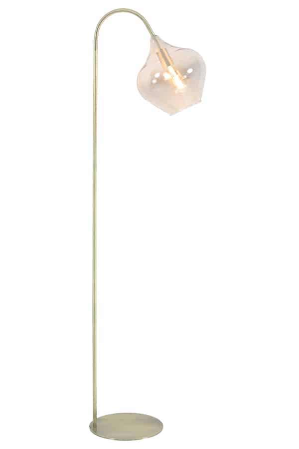 Floor Lamp 45x28x160 Cm Rakel Antique Bronze Smoked