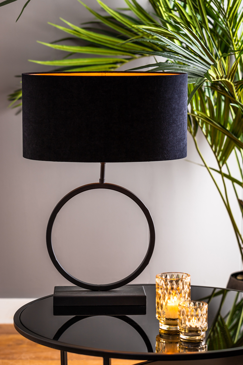 Shade Oval Straight Slim 45 21 22 Cm Velours Black Taupe