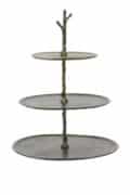 Etagere 3 lagen 35x31x45 cm TRESA antique bronze
