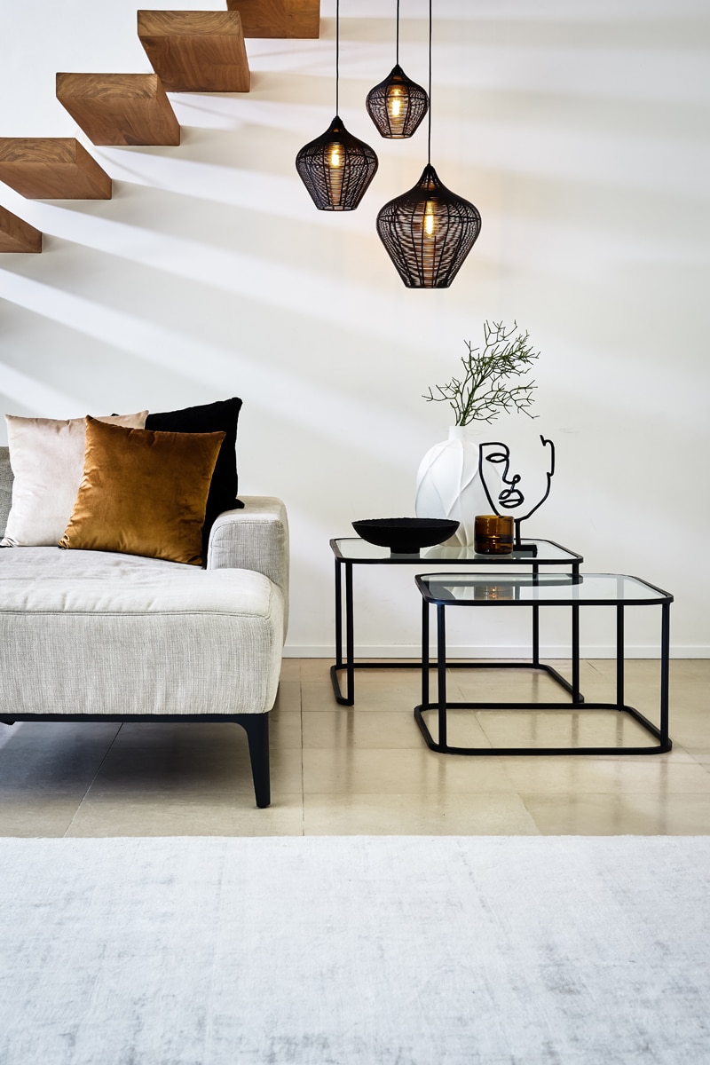 Hanglamp 36 215 40 Cm Alvaro Matt Black
