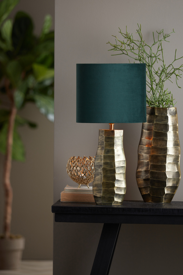 Shade Oval Straight Slim 30 15 25 Cm Velours Dutch Green
